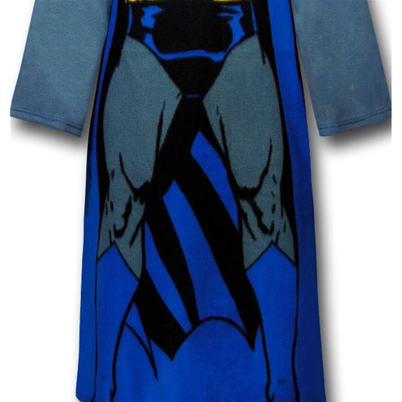 Batman Blue Pose Juvenile Snuggy Sleeved Blanket