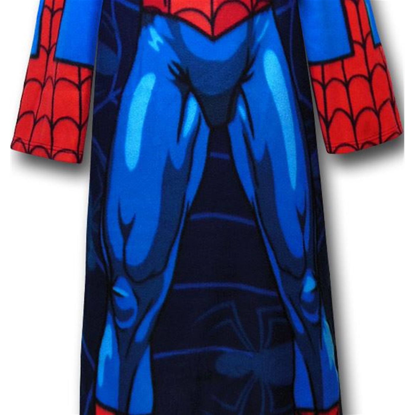 Spiderman Blue Pose Juvenile Snuggy Sleeved Blanket