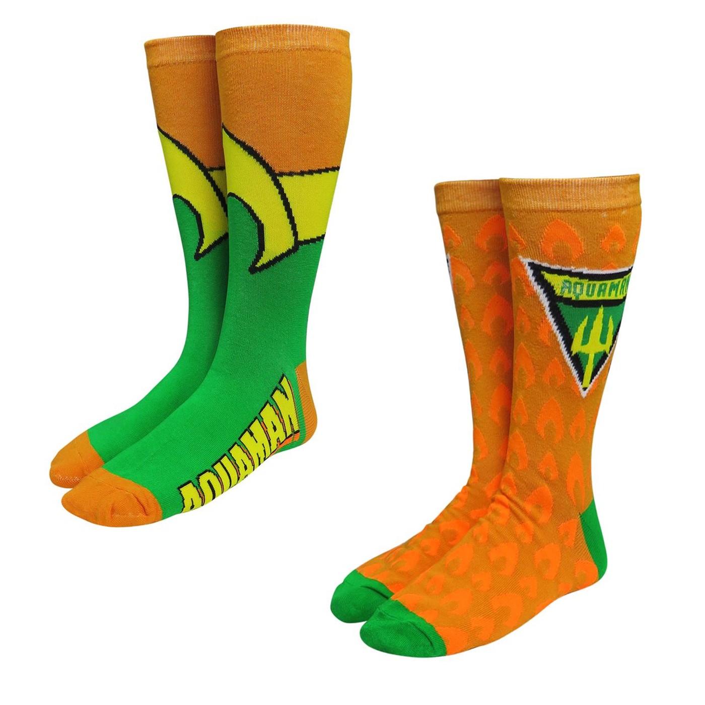 Aquaman Costume Sock 2 Pack