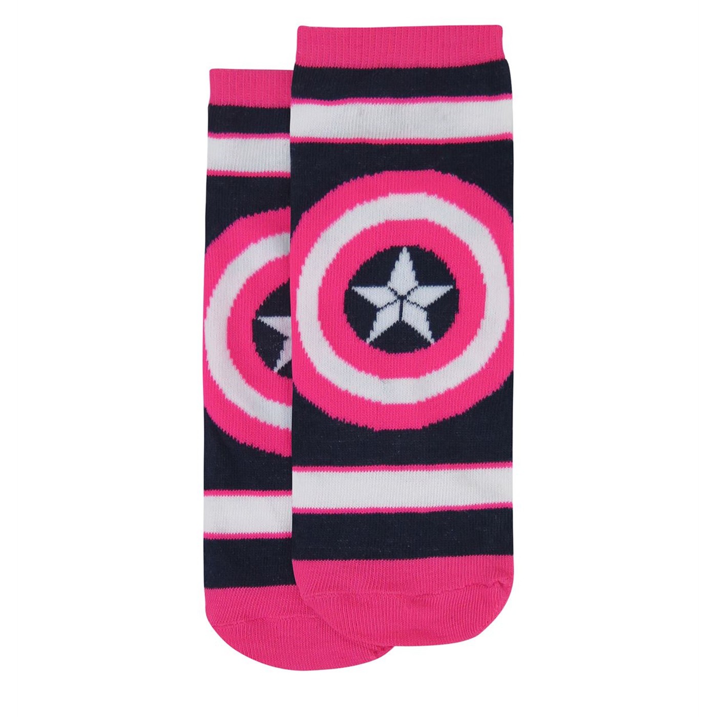 Avengers Hero Logos Women's Low-Cut Socks 5-Pack
