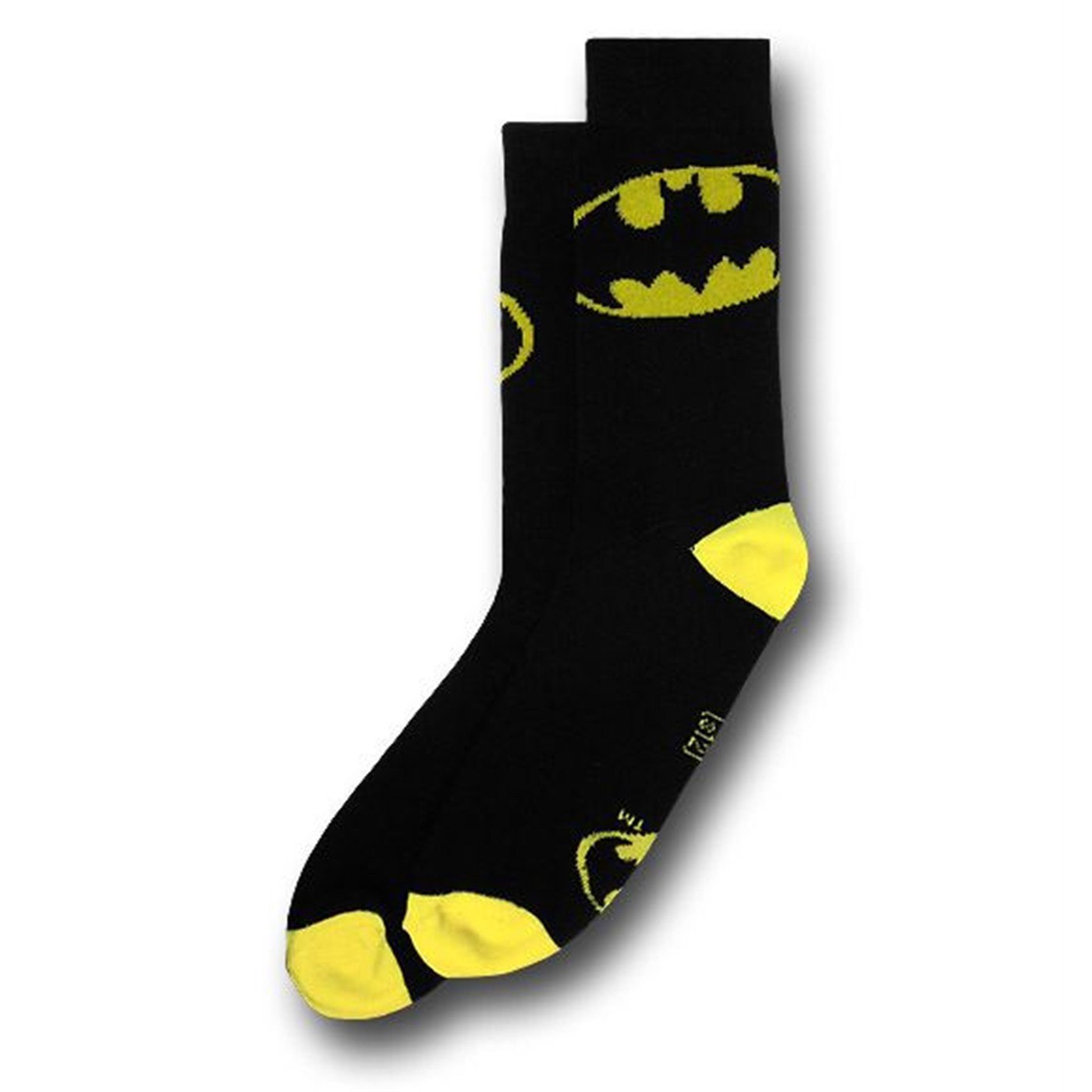Batman and Superman Symbol Crew Sock 2-Pack