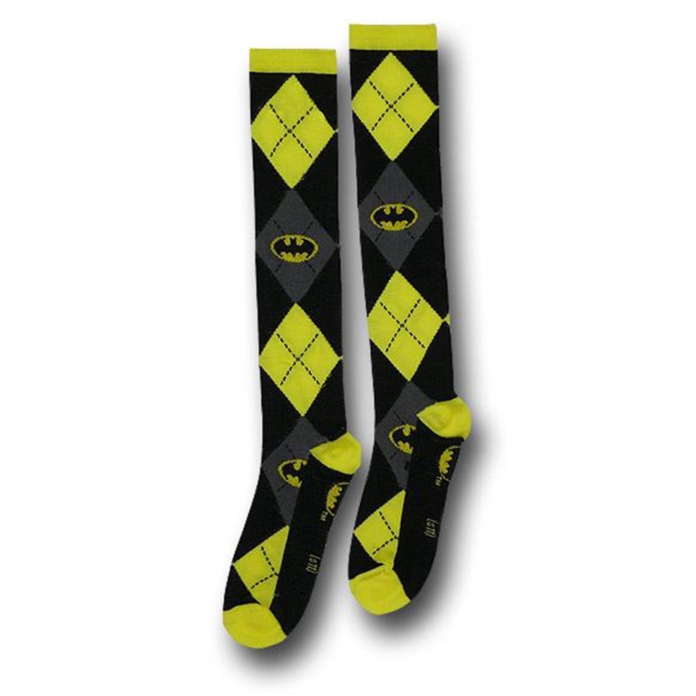 Batman Socks Argyle Jr Womens Knee-Highs