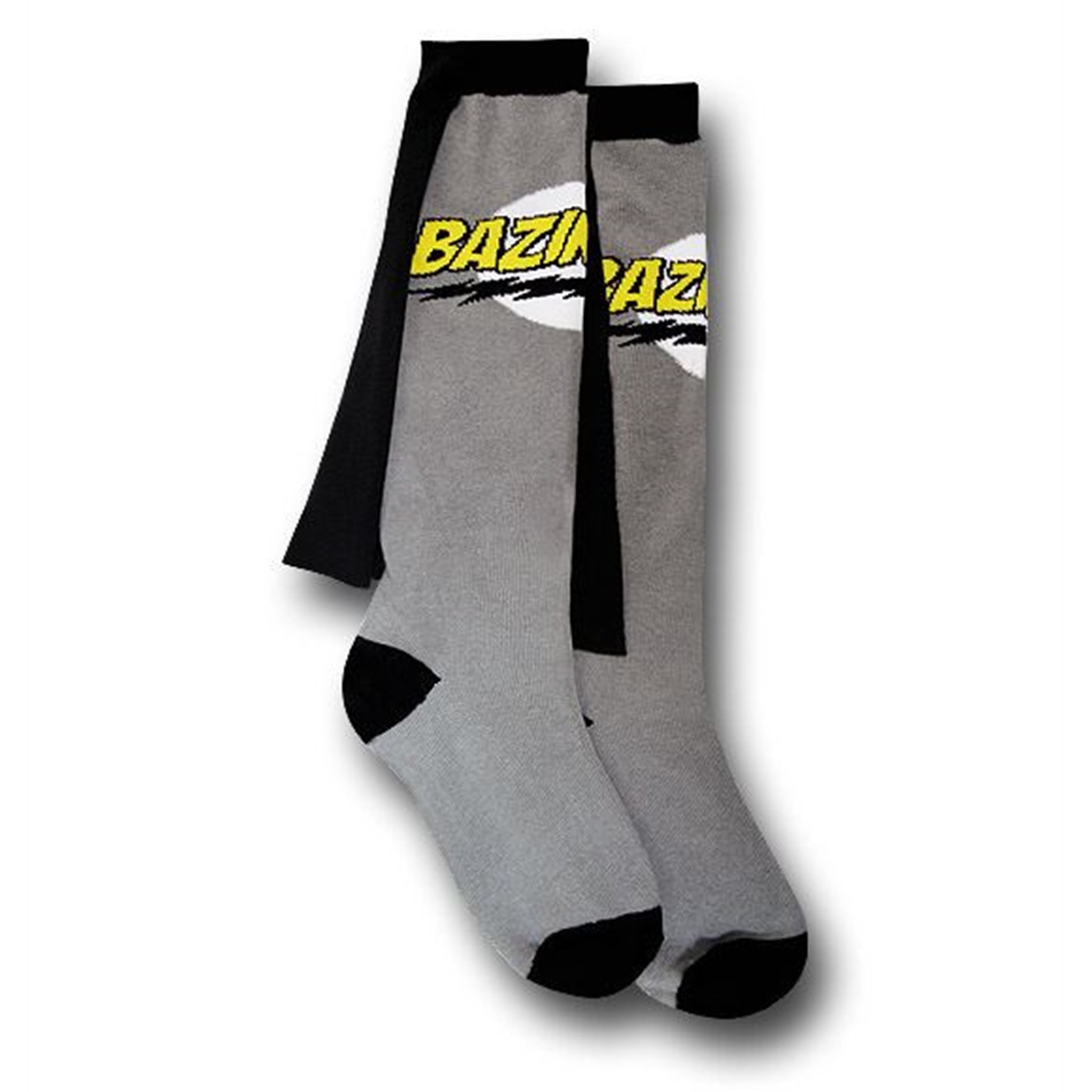 Big Bang Theory Grey Bazinga Women's Caped Socks