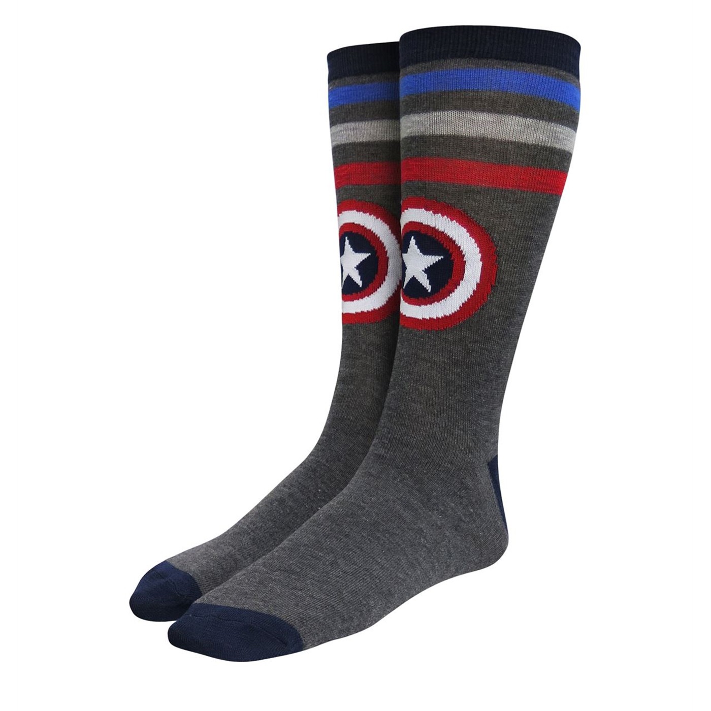 Captain America Action Hero Photoreal Socks 2-Pack