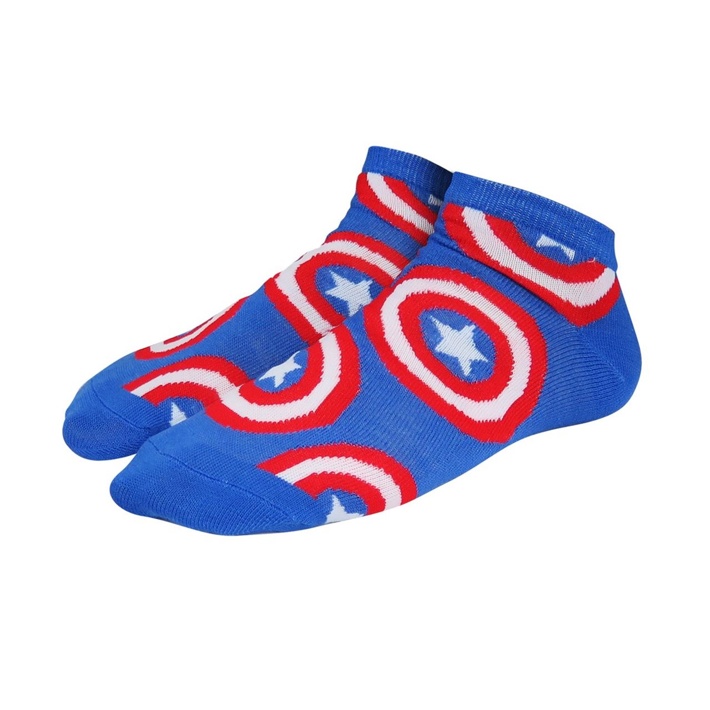 Captain America Cuties Women's Low-Cut Sock 3 Pack