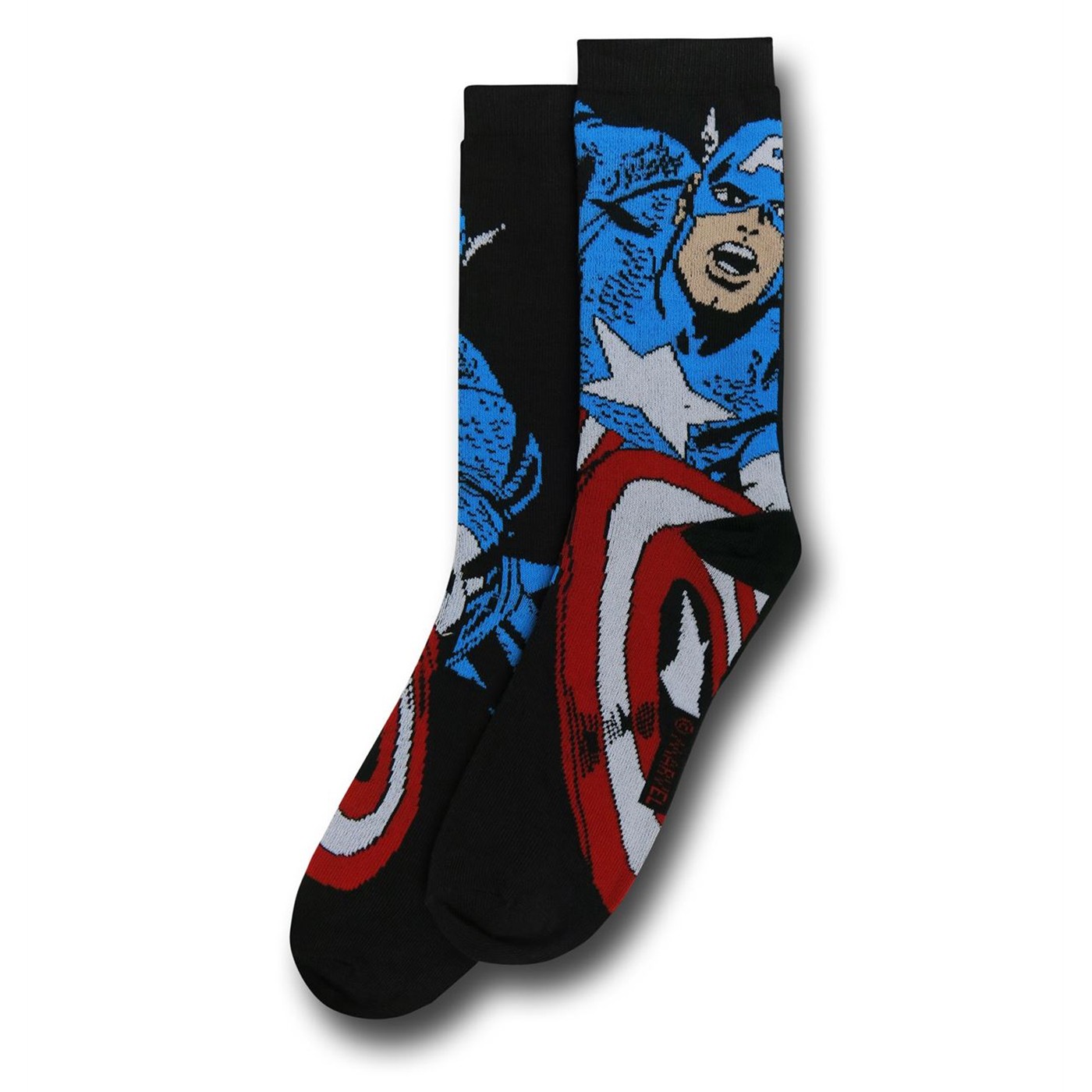 Captain America and Iron Man Sock 2-Pair Pack
