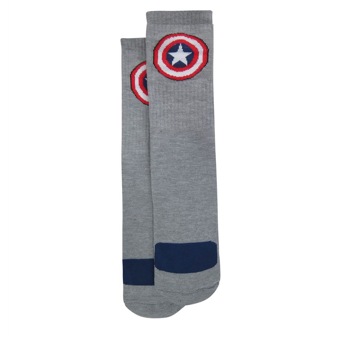 Captain America Vibranium Weave Crew Socks 2-Pack