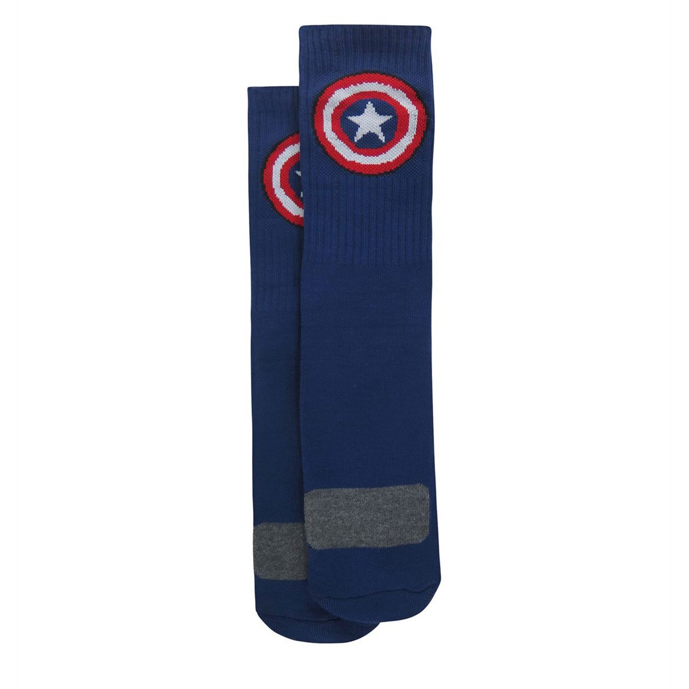 Captain America Vibranium Weave Crew Socks 2-Pack