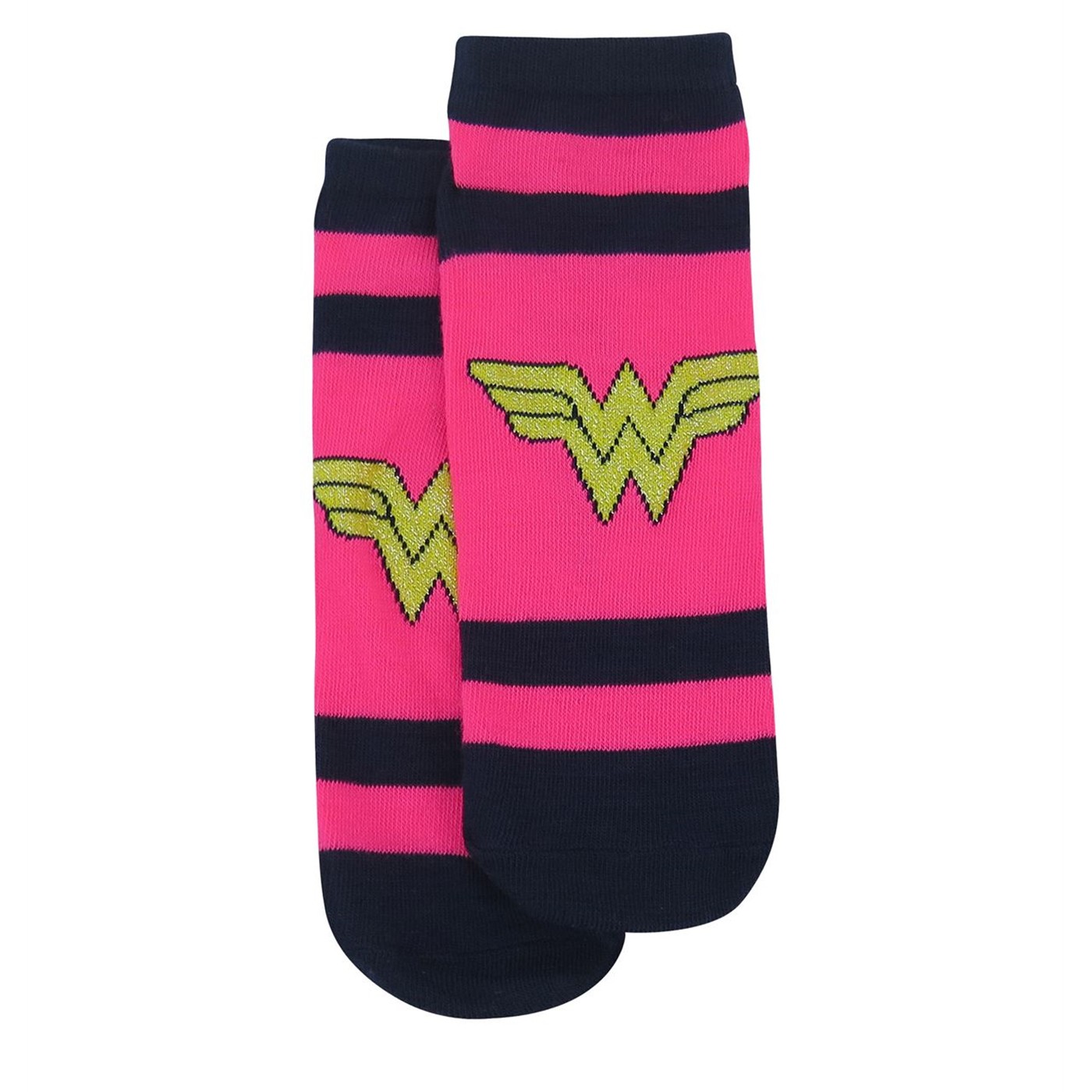 DC Trinity Women's Striped Low-Cut Sock 3 Pack