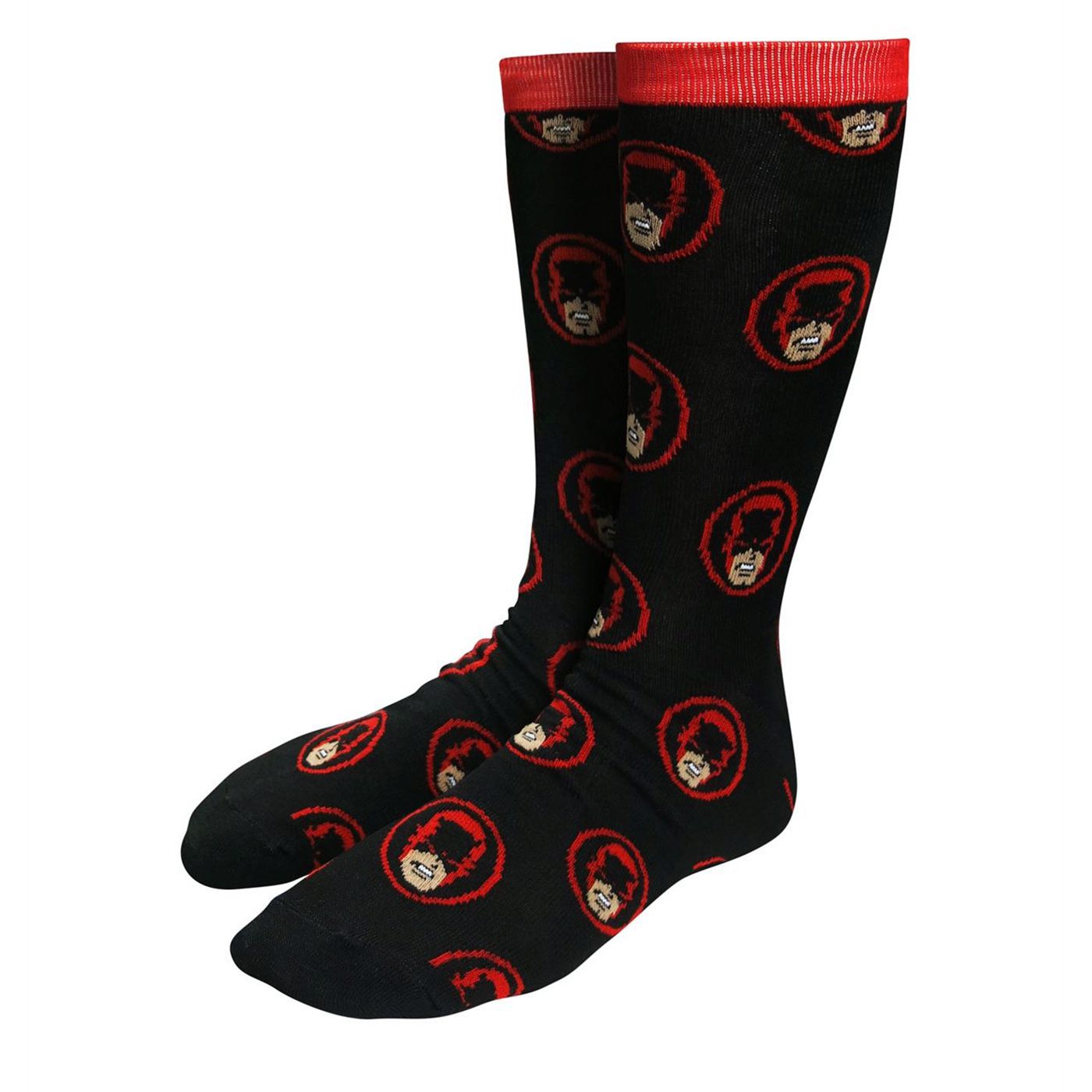 Daredevil Heads All-Over Print Crew Socks