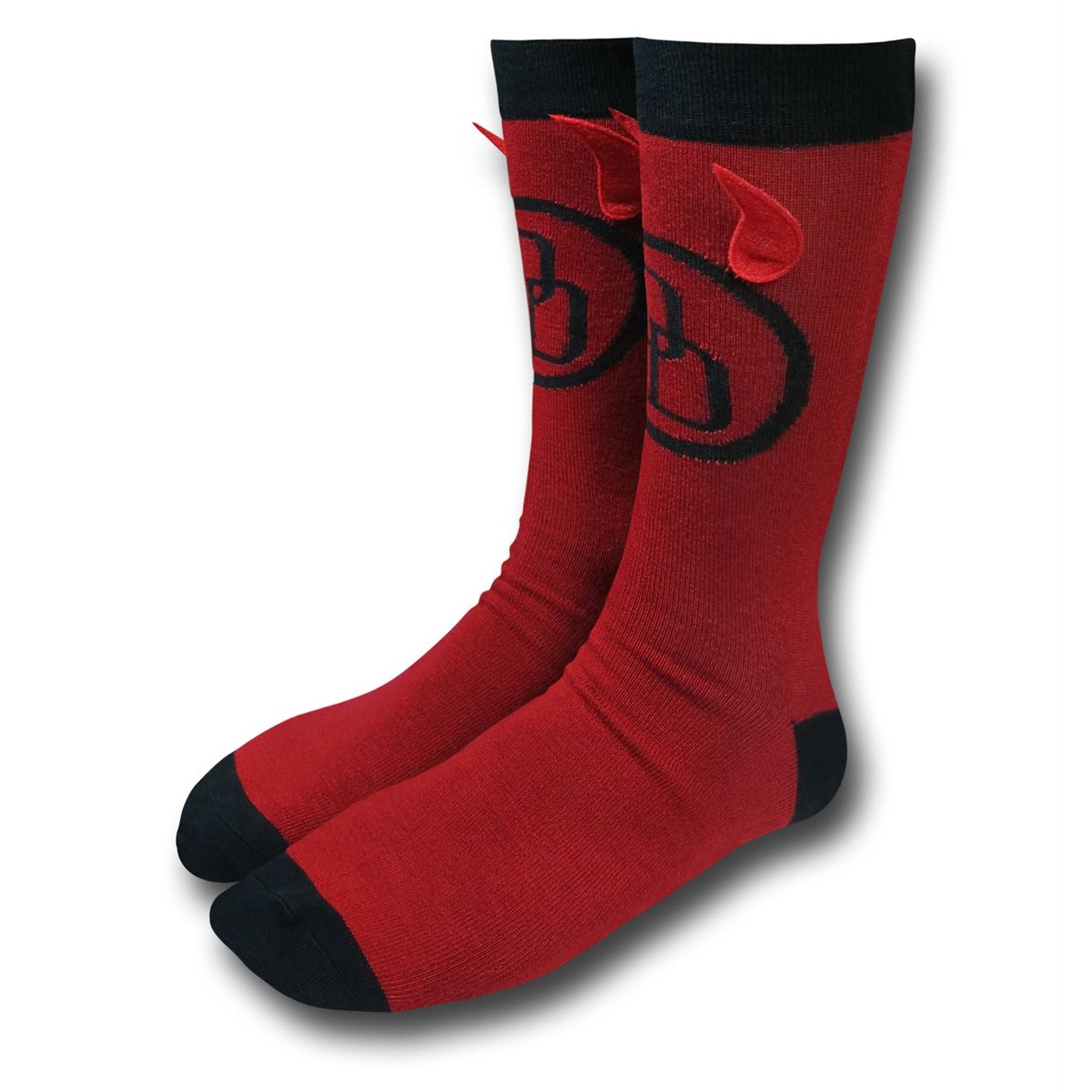 Daredevil Horns Crew Socks