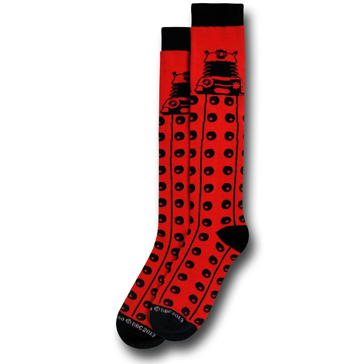 Doctor Who Red Dalek Ladies Knee-High Socks