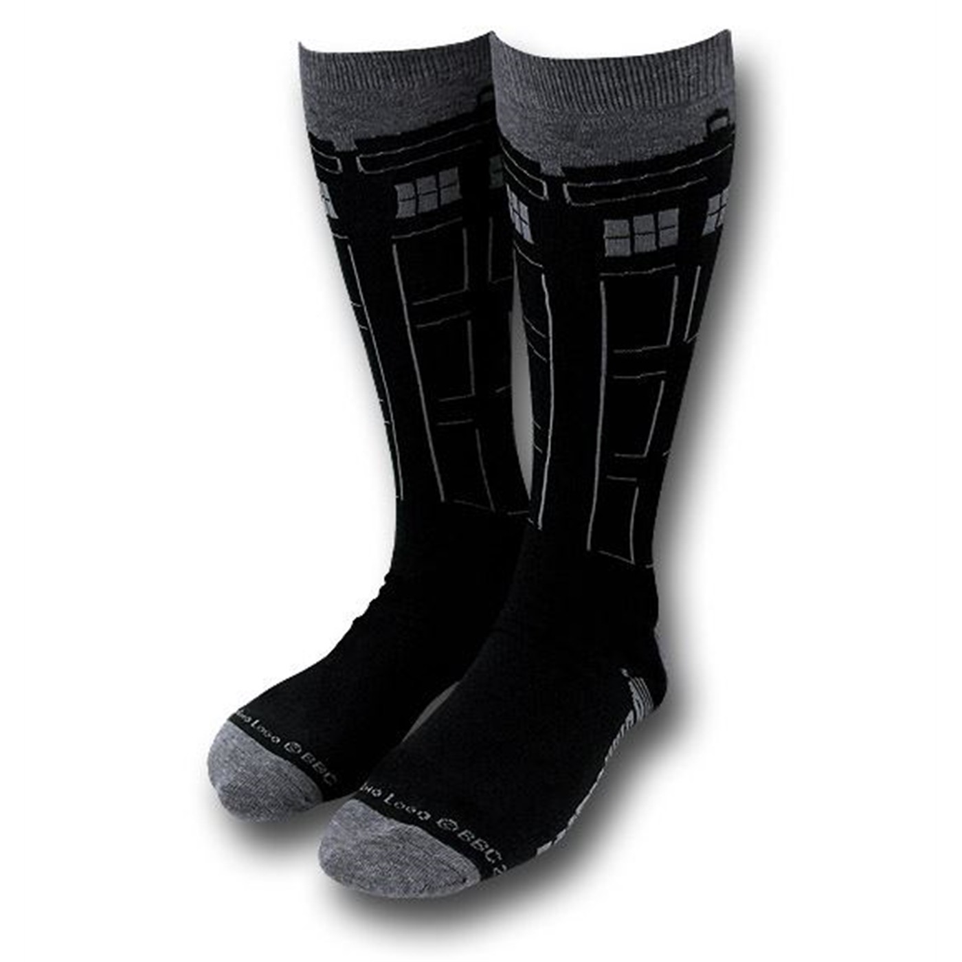 Doctor Who Tardis and Angel Men's Socks 2-Pack