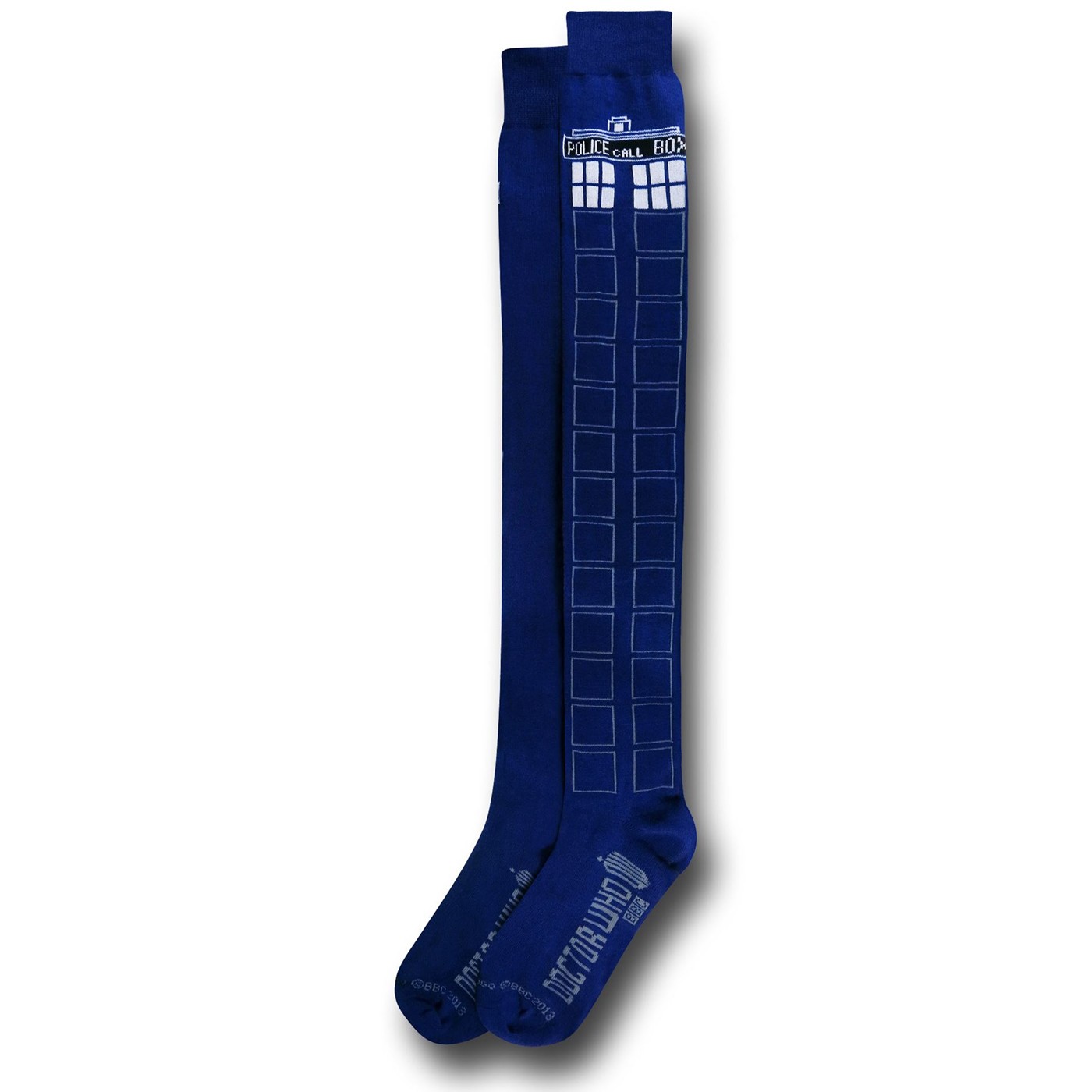 Doctor Who Tardis Over-the-Knee Ladies Socks