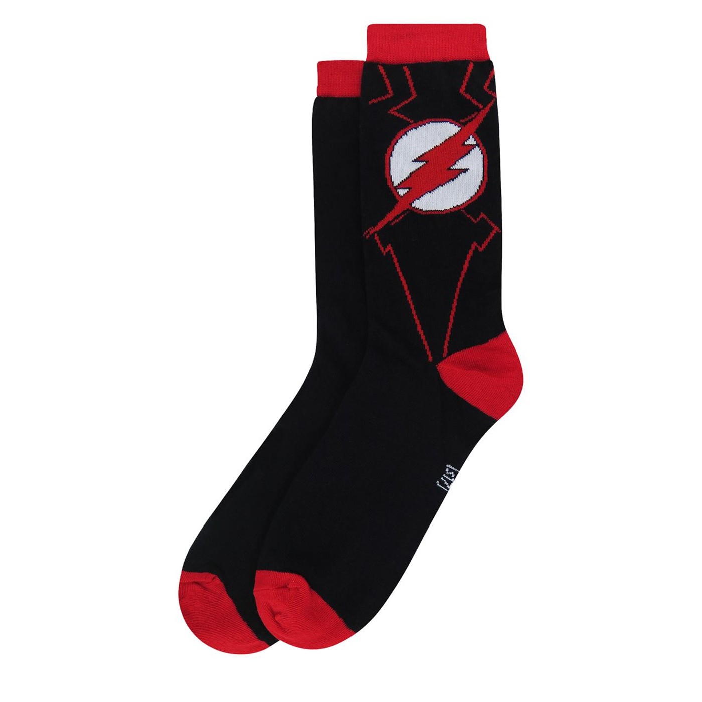 Flash Red & Black Armor Crew Socks