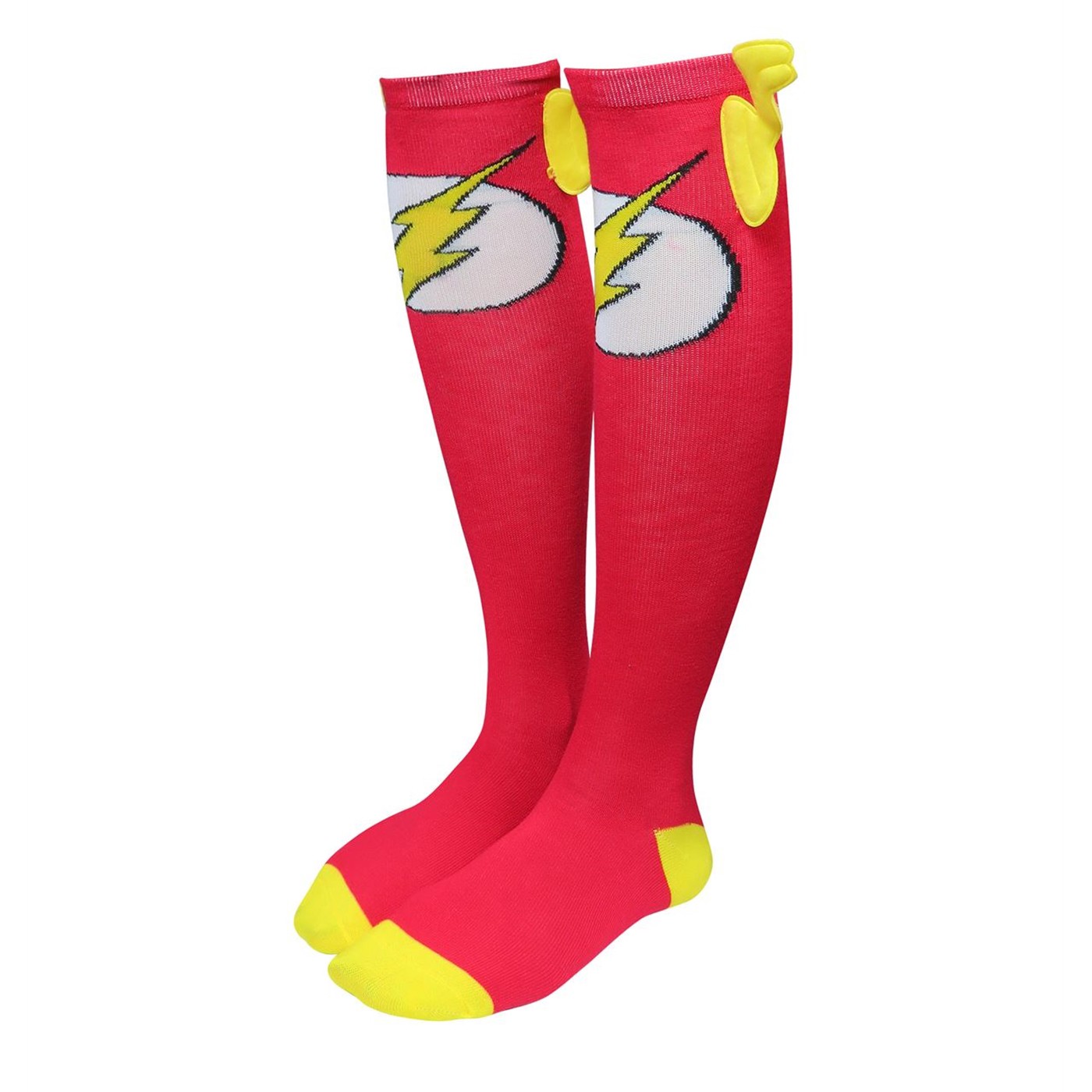 Flash Women's Knee-High Socks with Lightning Wings