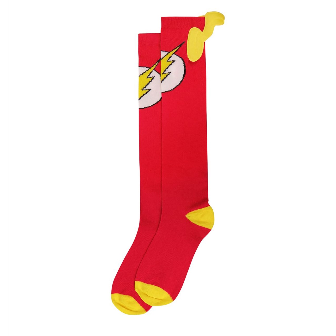 Flash Women's Knee-High Socks with Lightning Wings