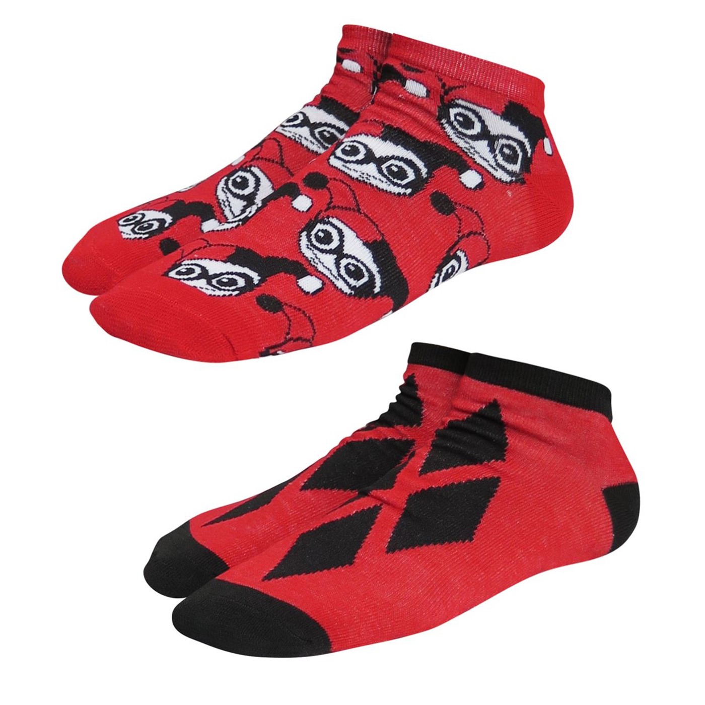Harley Quinn Kawaii Women's Low-Cut Sock 2 Pack
