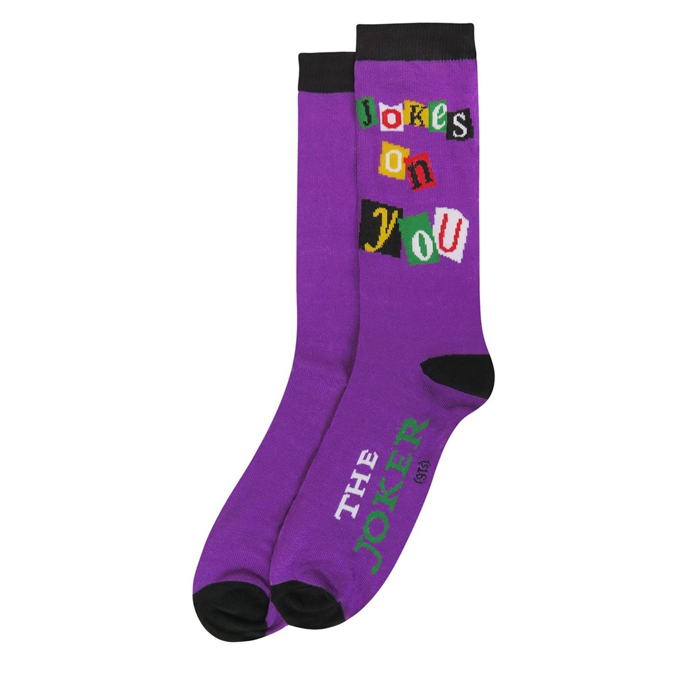 Joker Jokes on You Sock 2 Pack