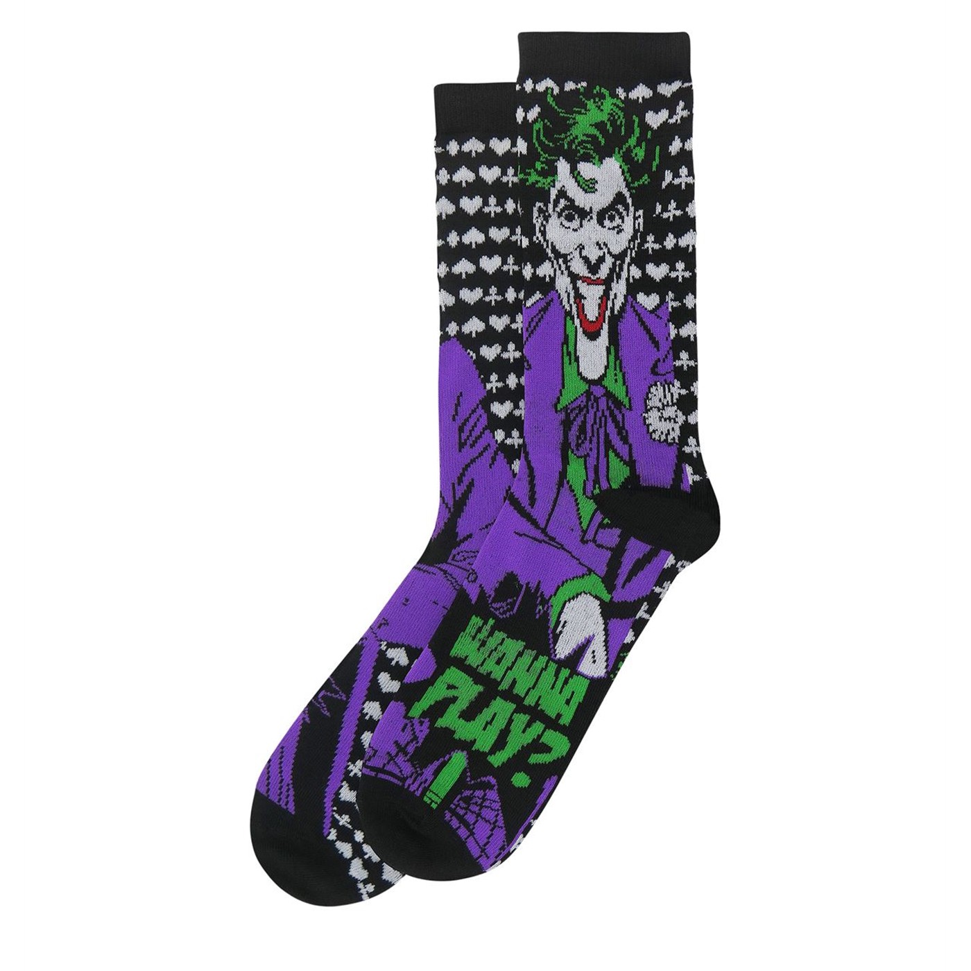 Joker Wanna Play Crew Socks