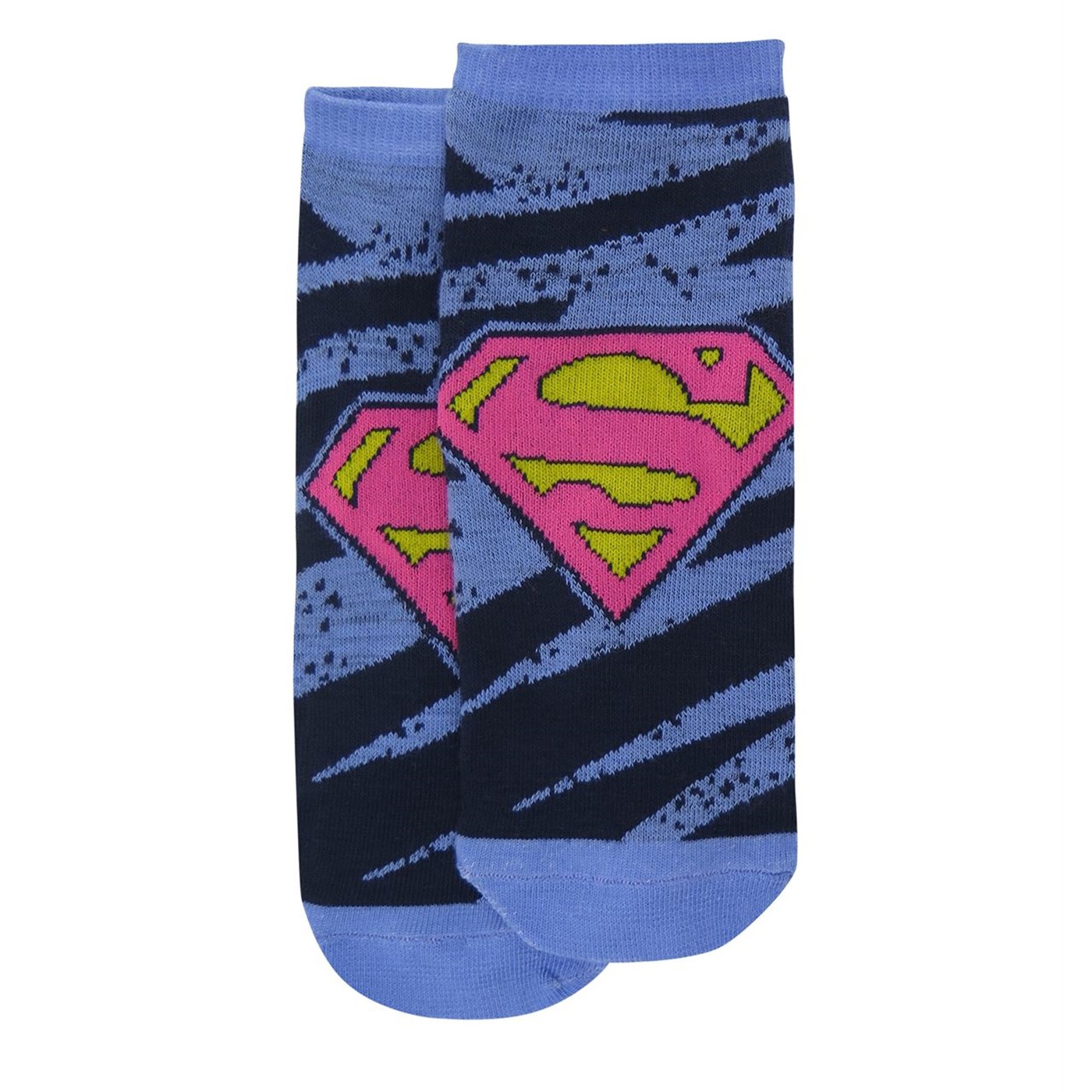 Justice League Abstract Women's Low-Cut Sock 6 Pack