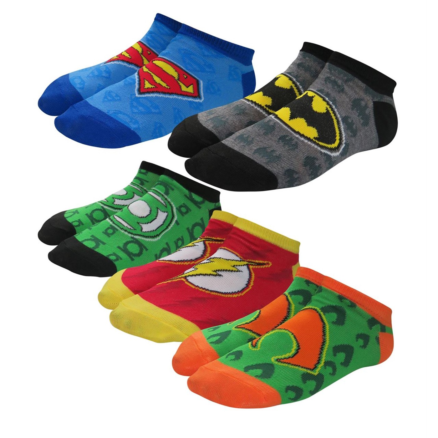 Justice League Symbols Women's Socks 5 Pack