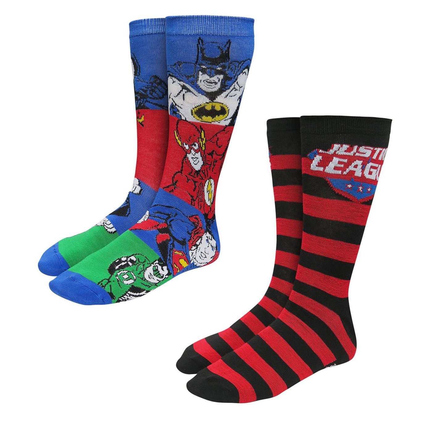 Justice League Retro Socks 2-Pack