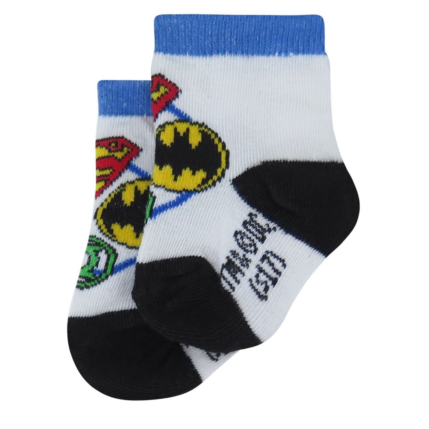 Justice League Symbols Infant Socks 6-Pack