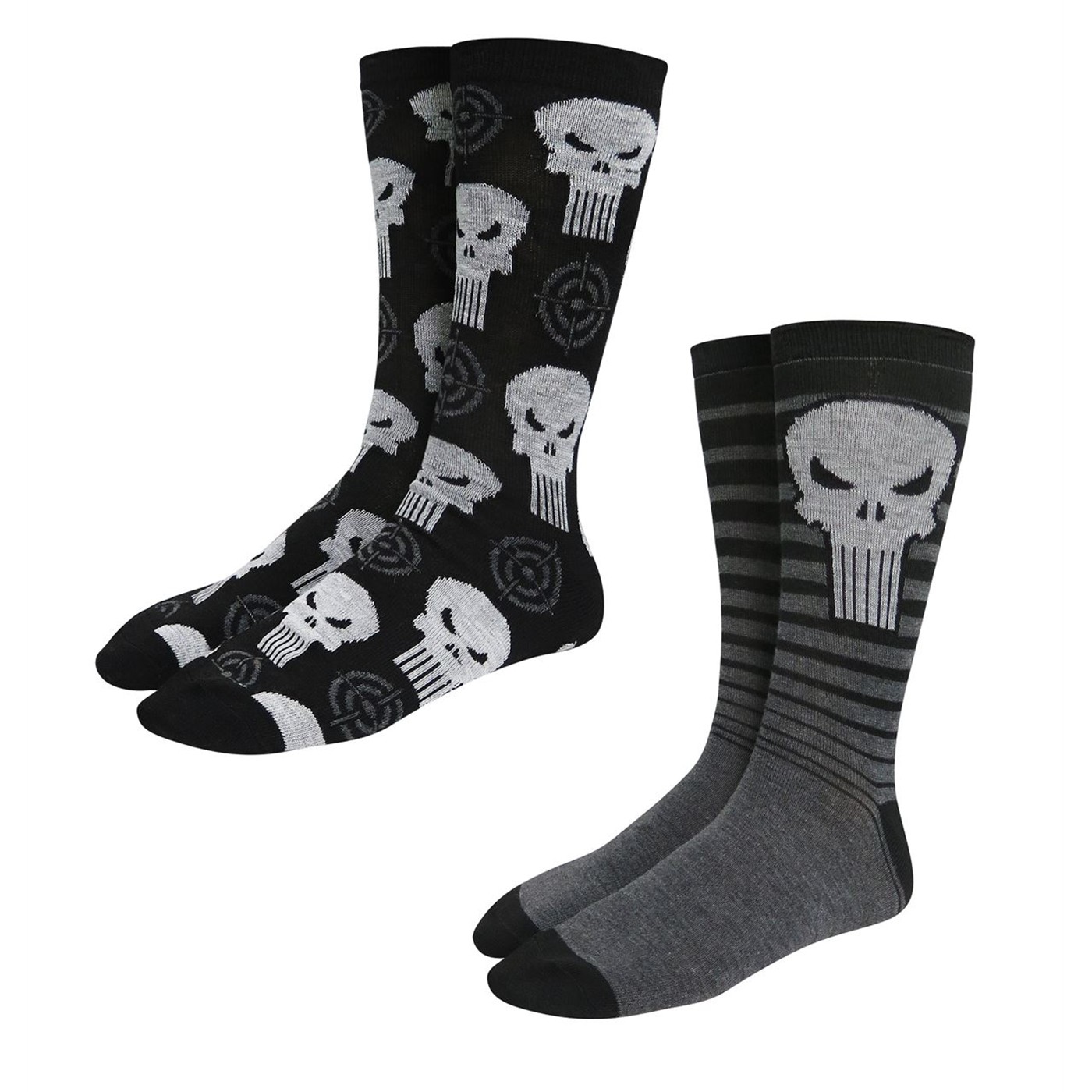 Punisher Crosshairs Crew Socks 2-Pack