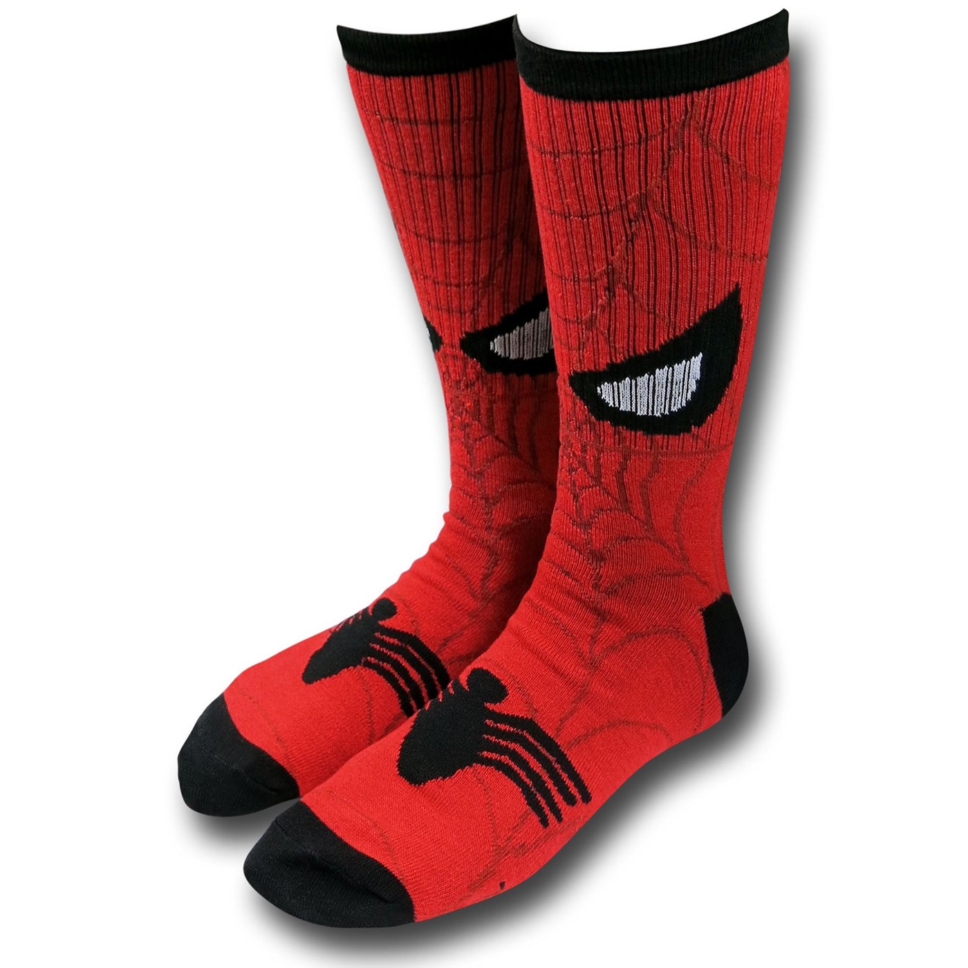 Spiderman Face Crew Socks