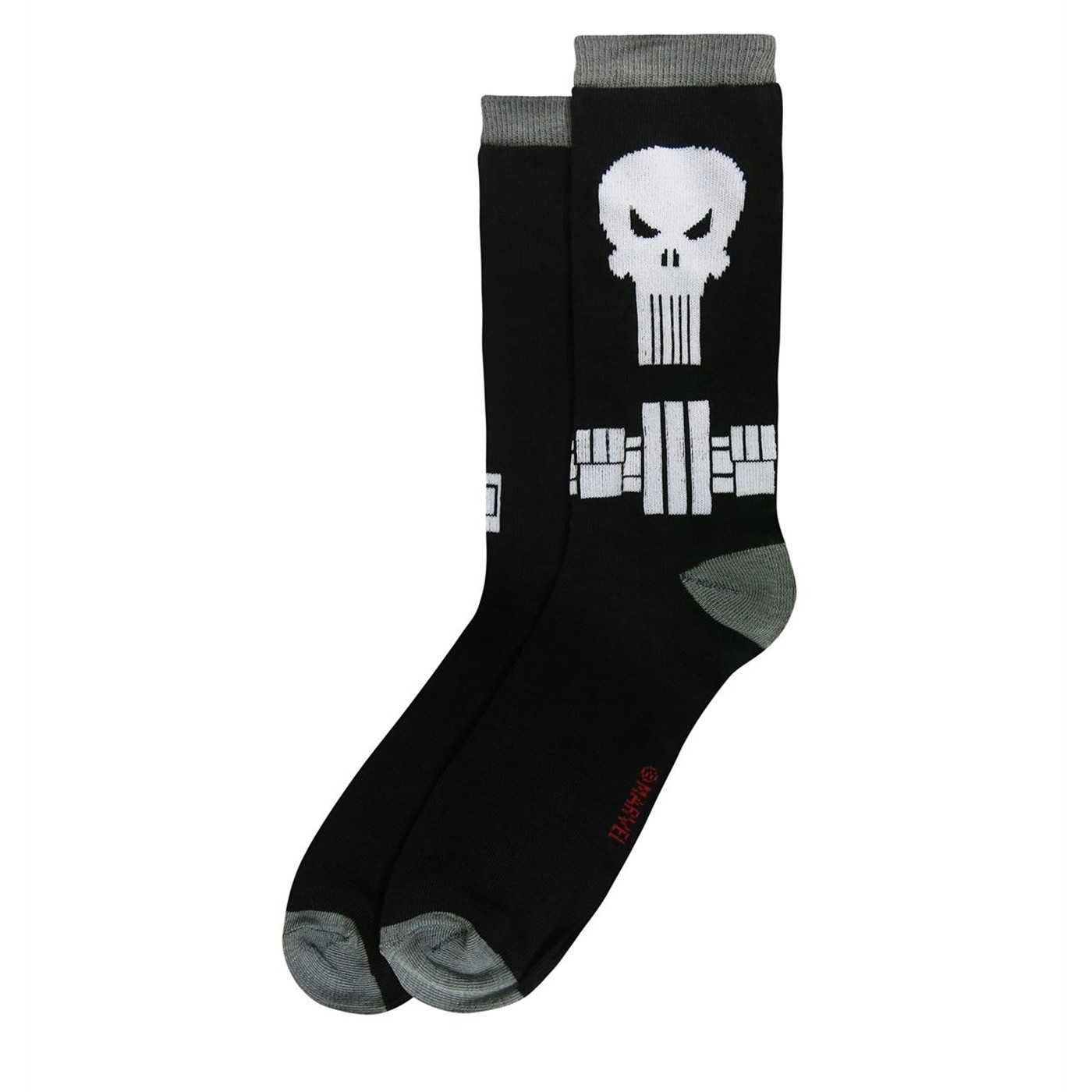 Punisher Belted Costume Crew Sock