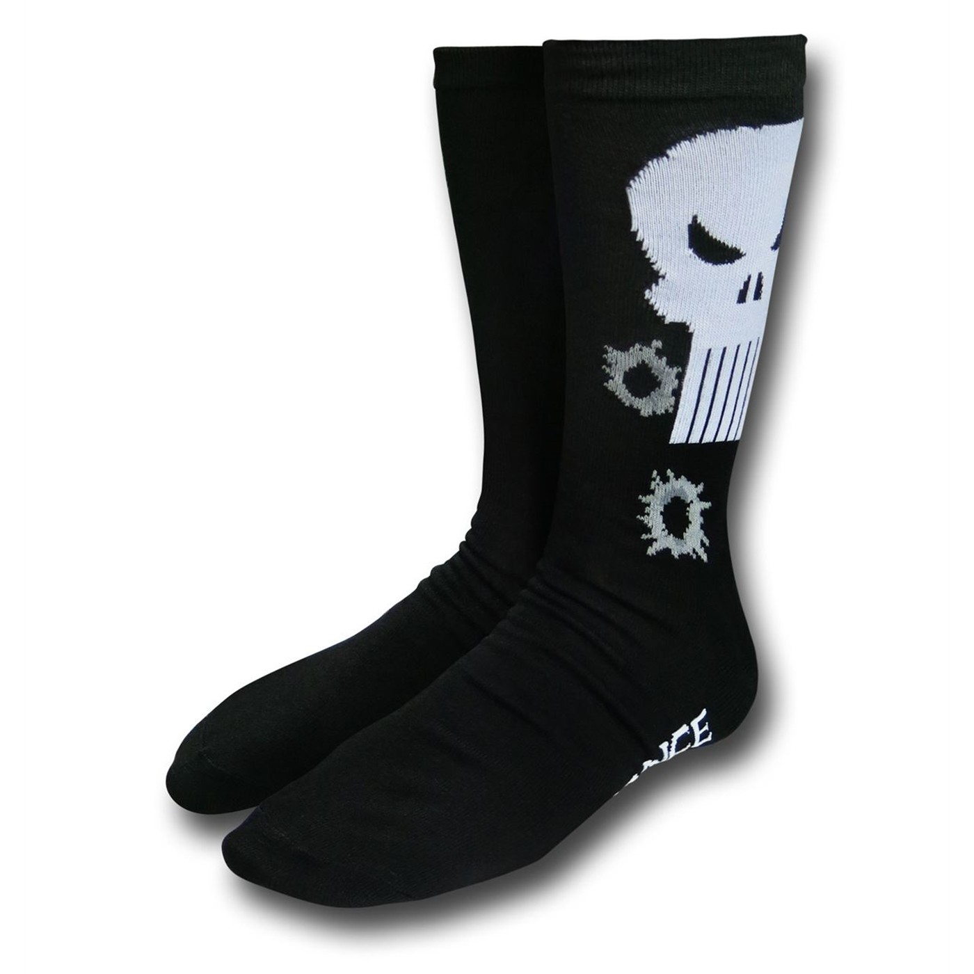 Punisher Symbol & Costume Sock 2 Pack