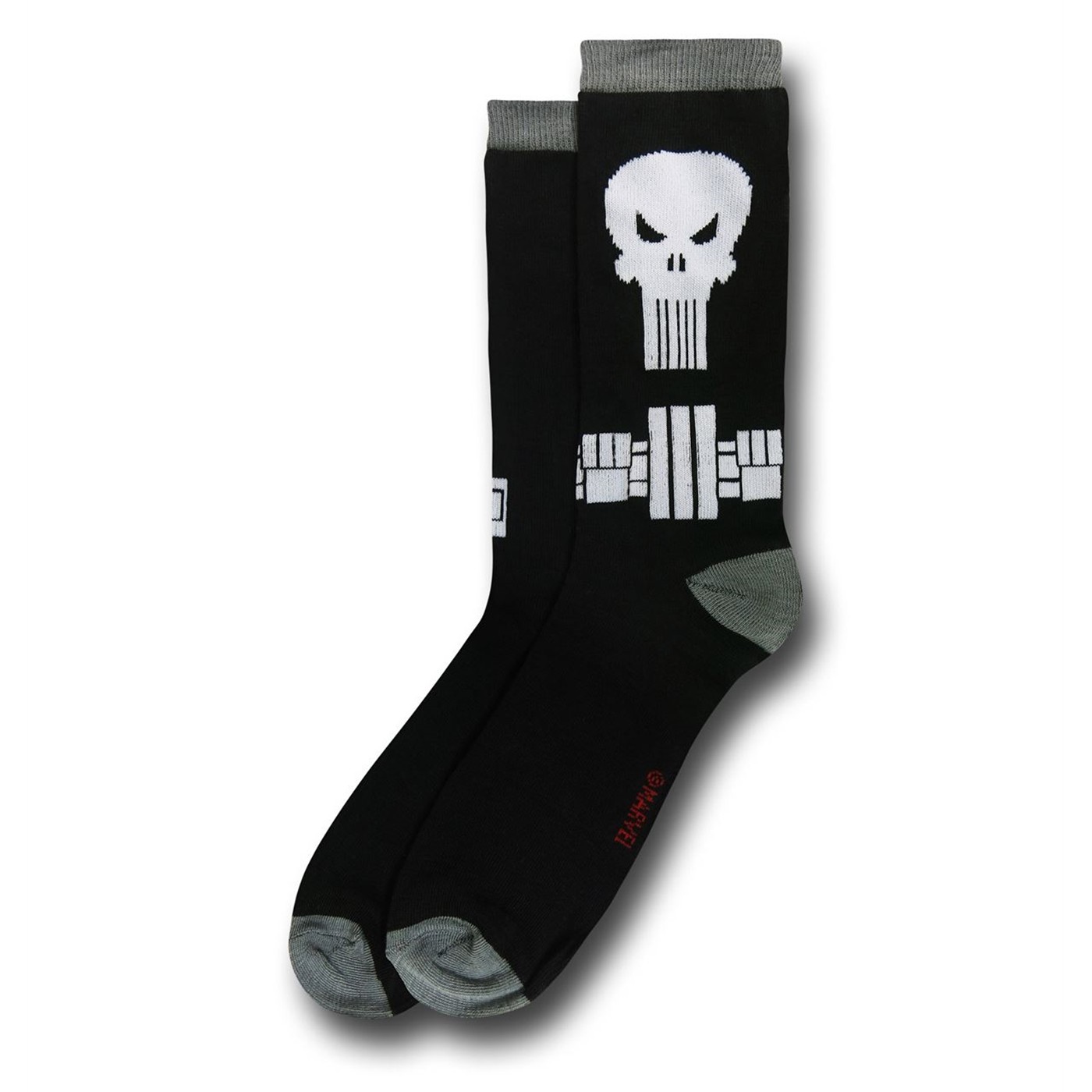 Punisher Symbol & Costume Sock 2 Pack
