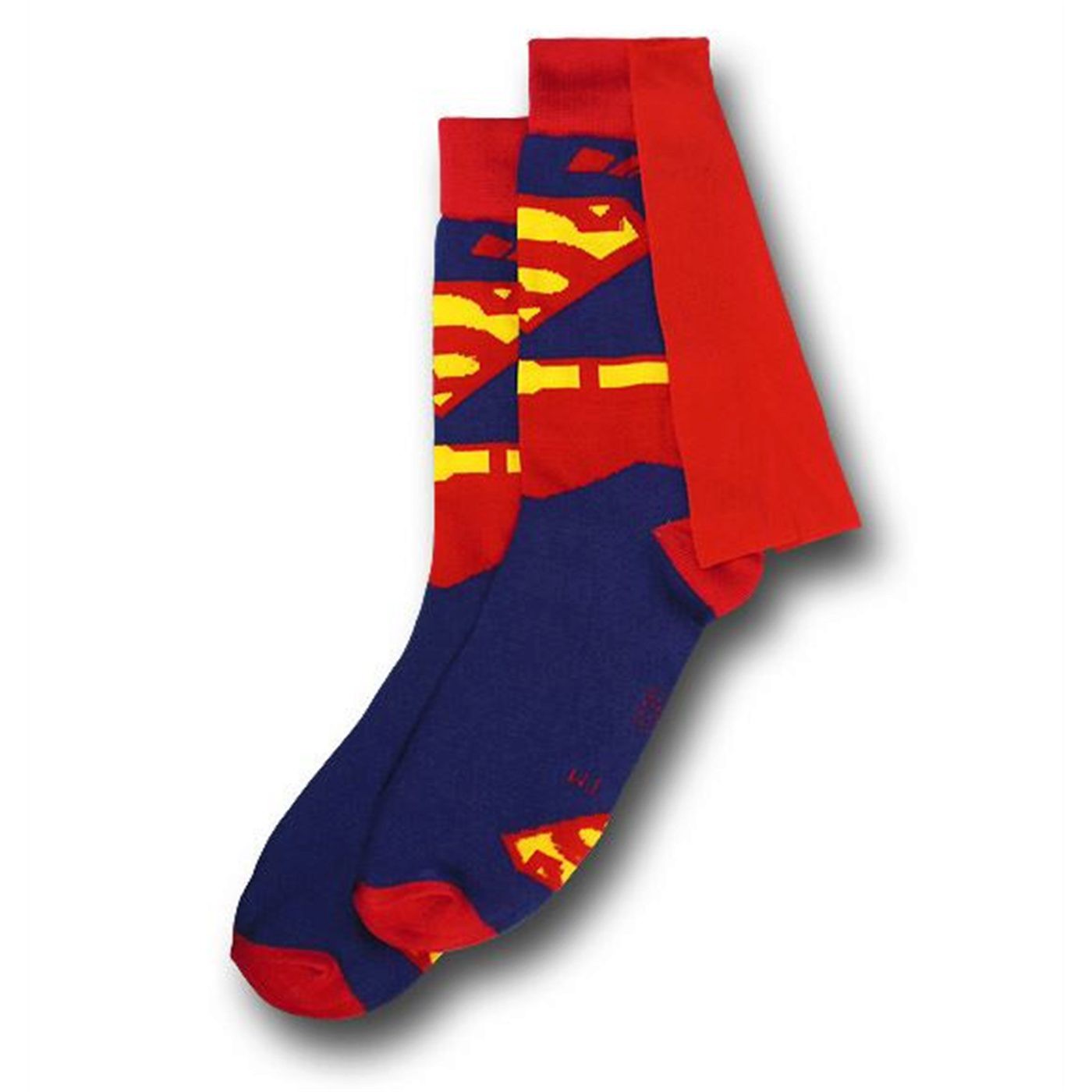 Superman Crew Socks With Cape