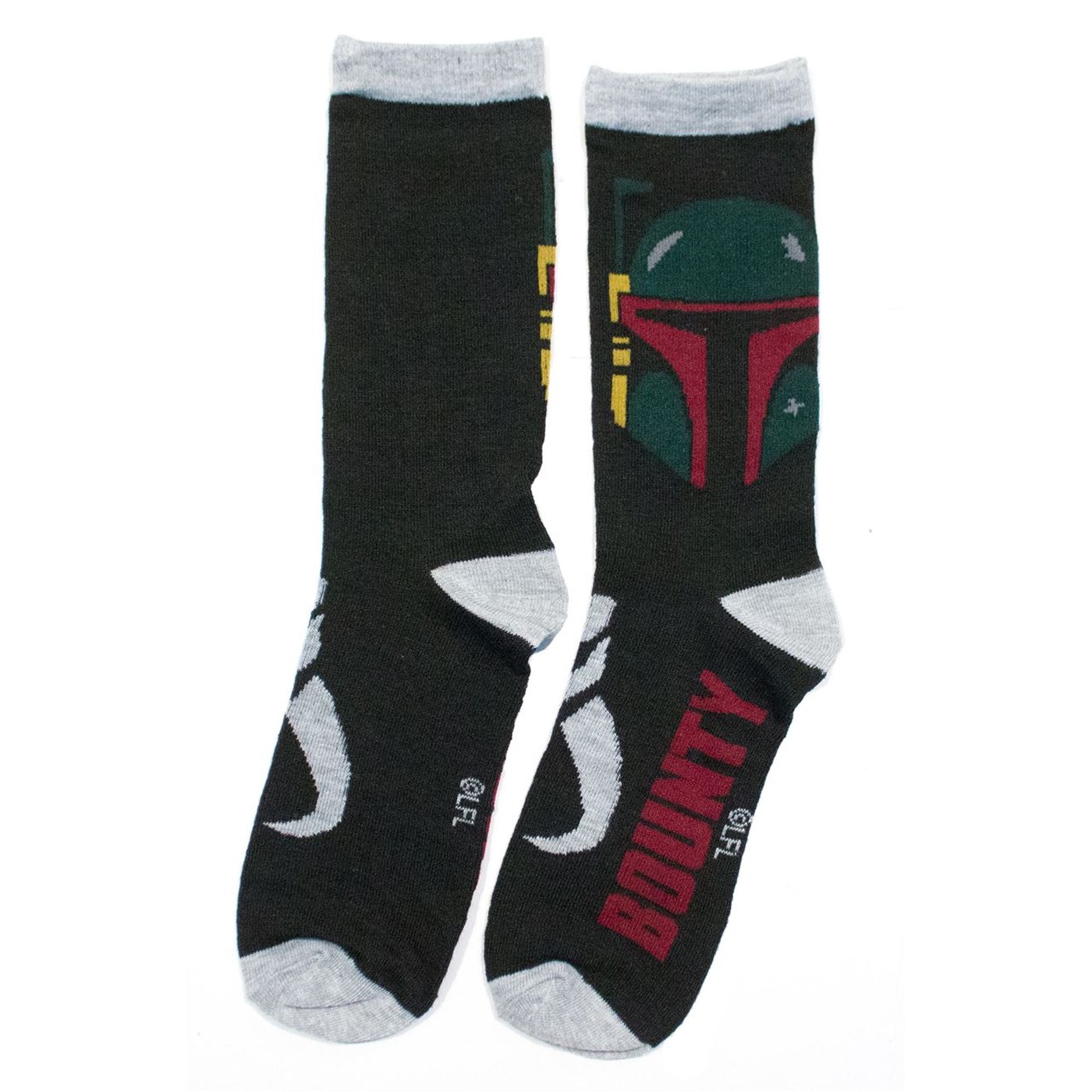 Star Wars Boba Fett & Jedi Crew Socks 2-Pack