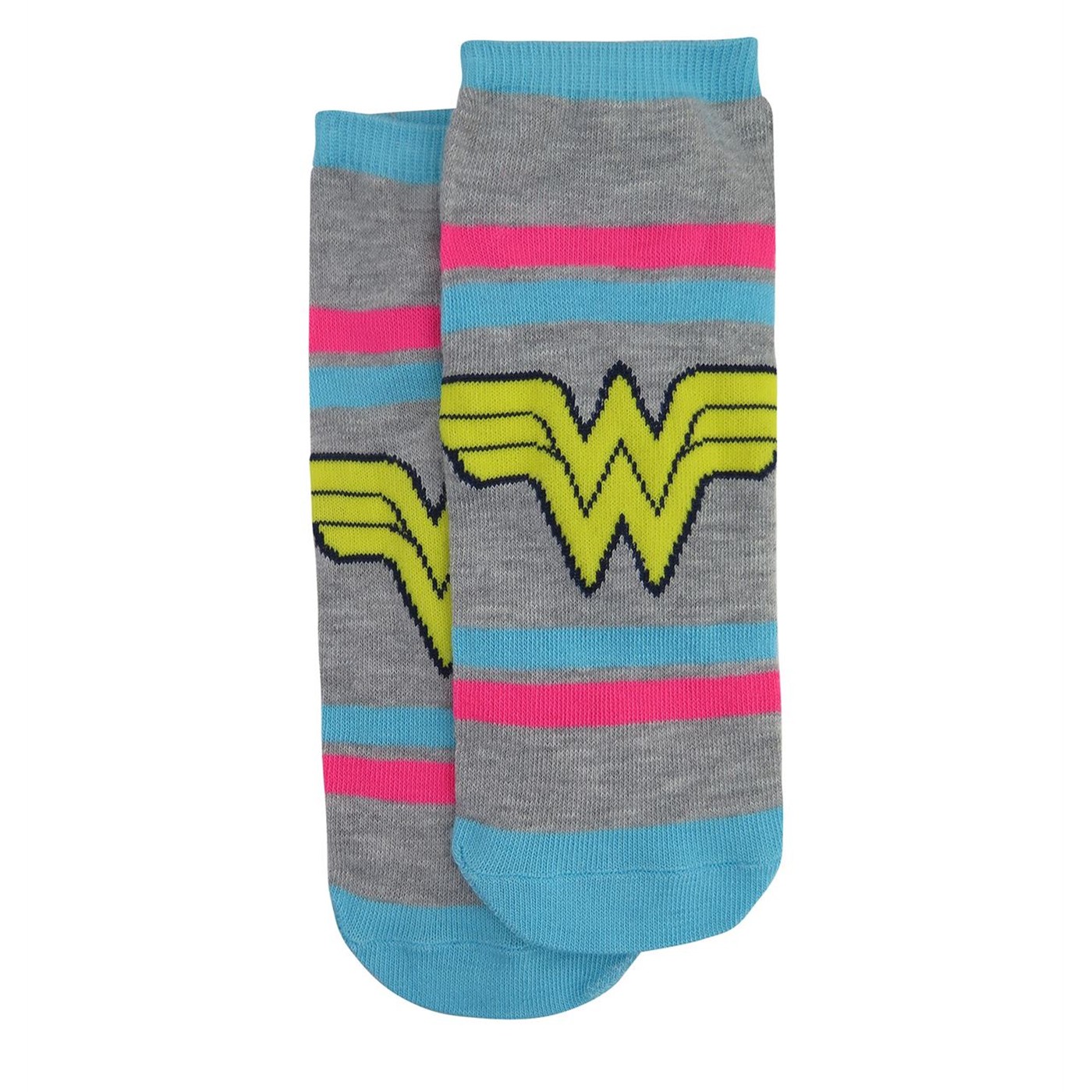 Wonder Woman Neon Women's Low Cut Sock 5-Pack