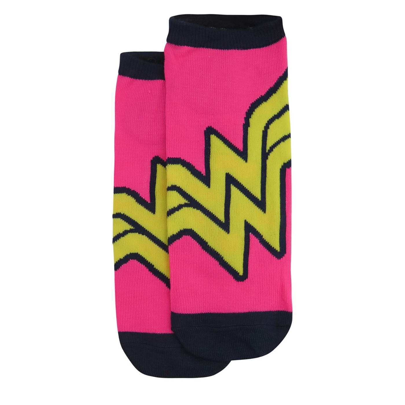 Wonder Woman Neon Women's Low Cut Sock 5-Pack