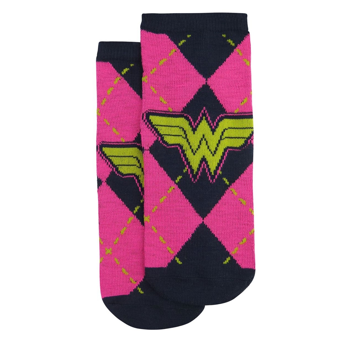 Wonder Woman Neon Women's Low Cut Sock 5-Pack