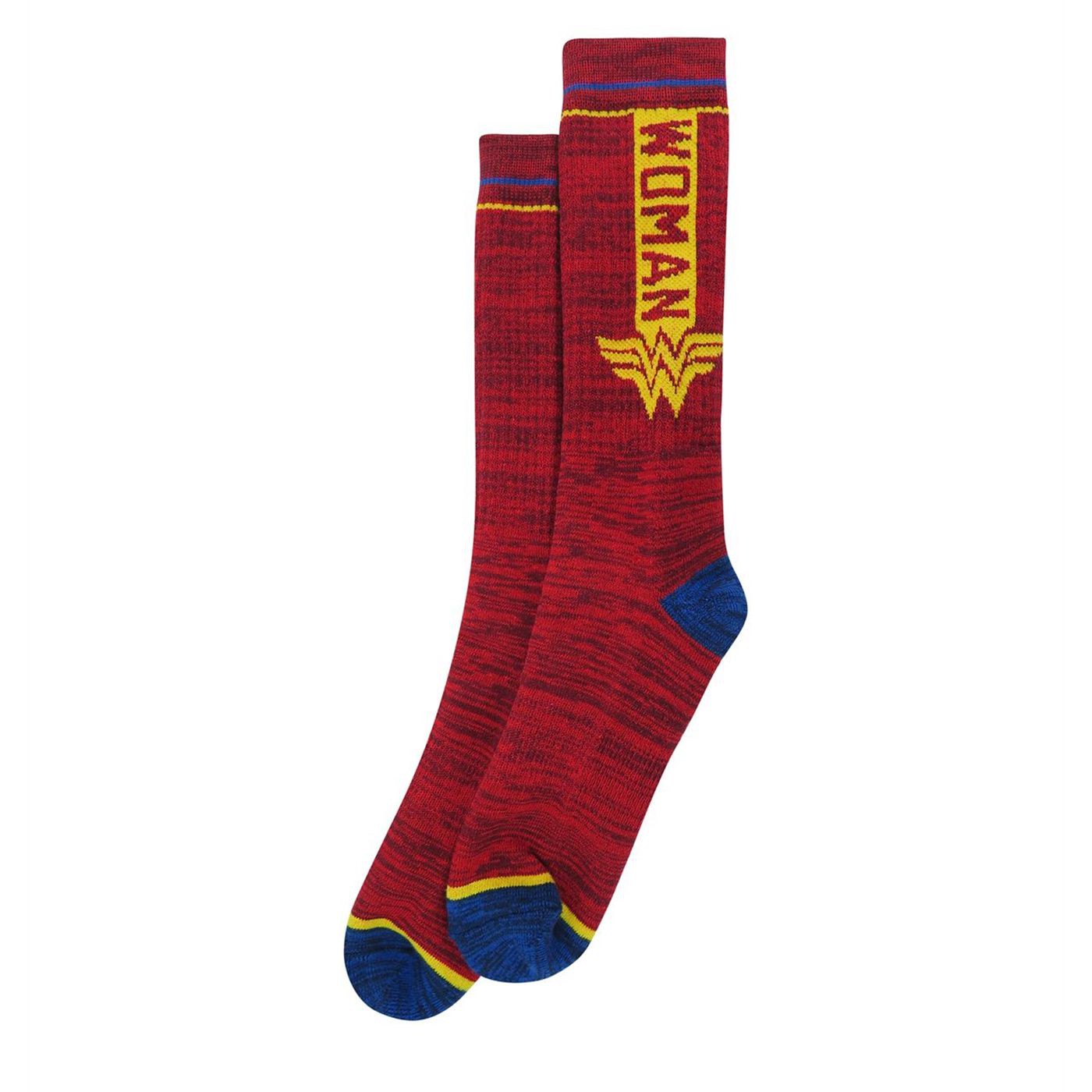 Wonder Woman Symbol & Text Women's Socks