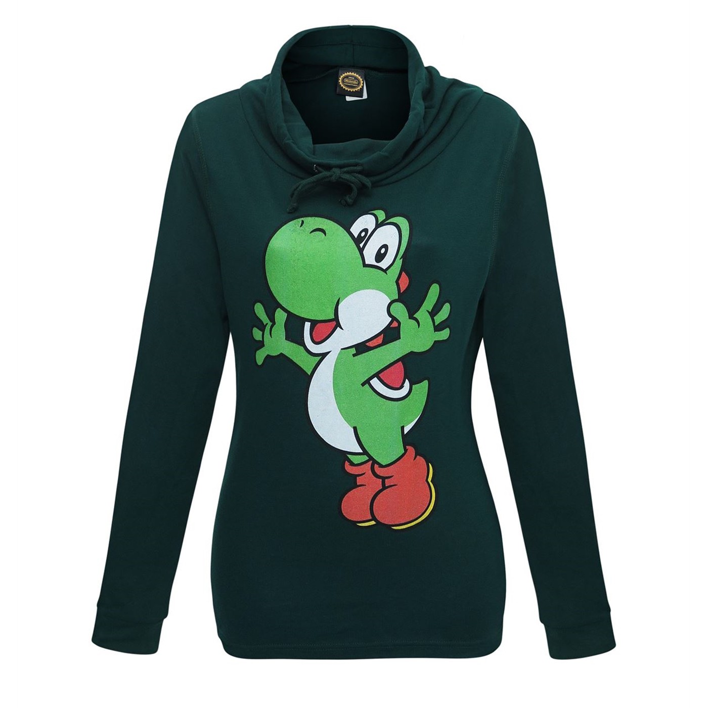 Super Mario Yoshi Women's Cowl Sweatshirt