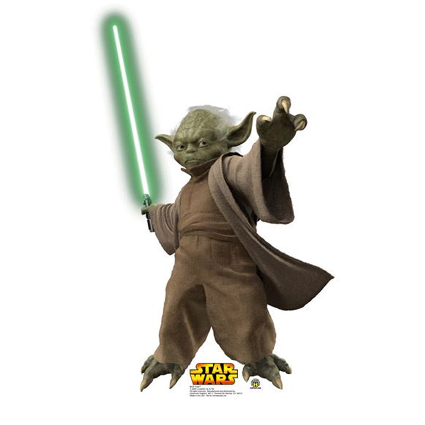 Star Wars Yoda Cardboard Cutout