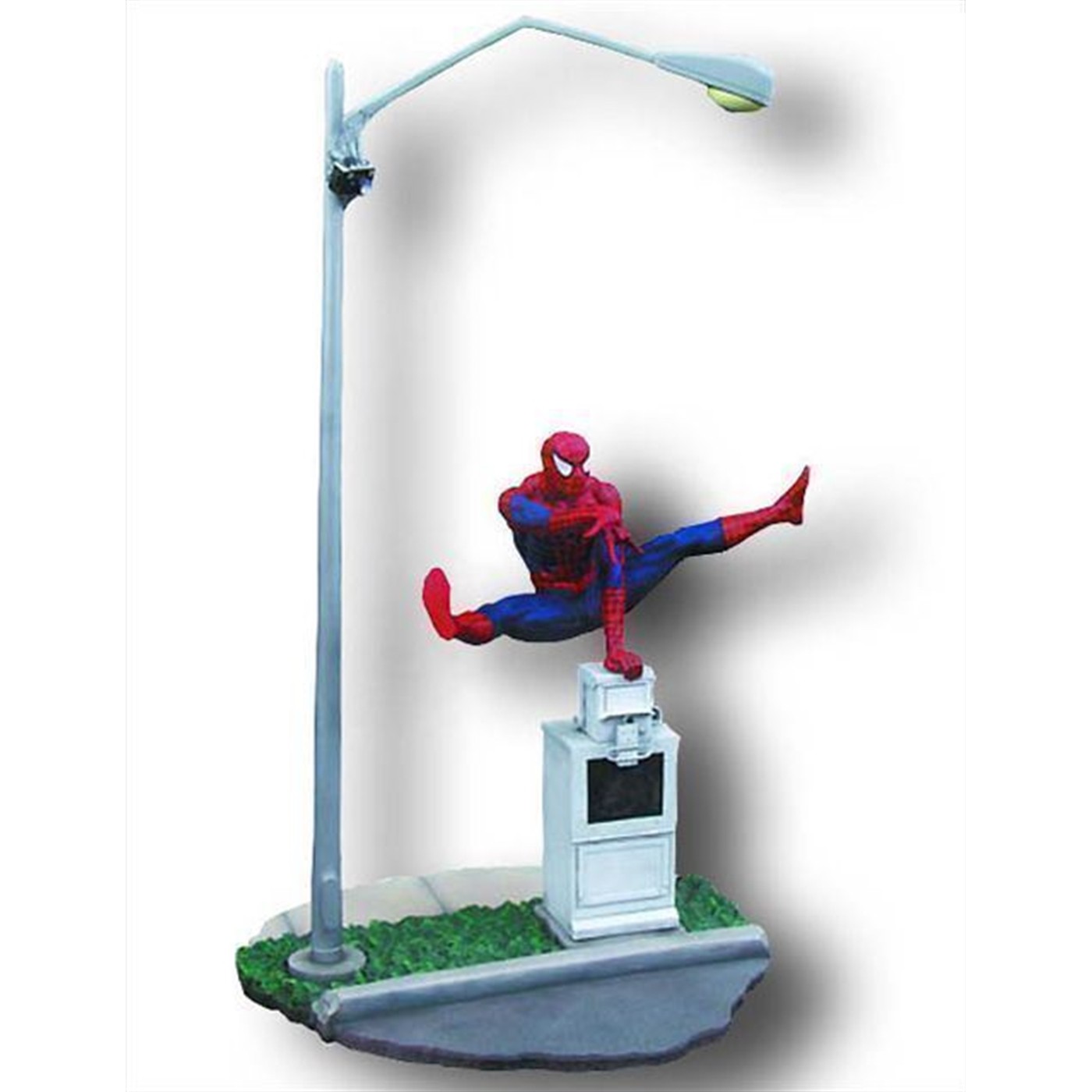 Spiderman Statue spaper Stand