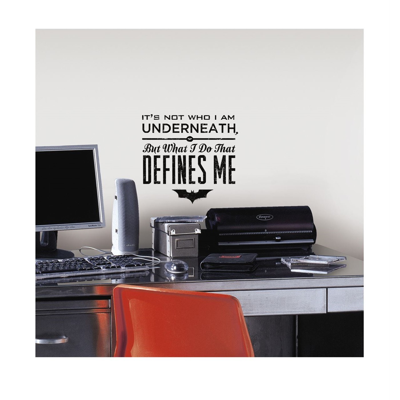Batman Defines Me Quote Wall Decal