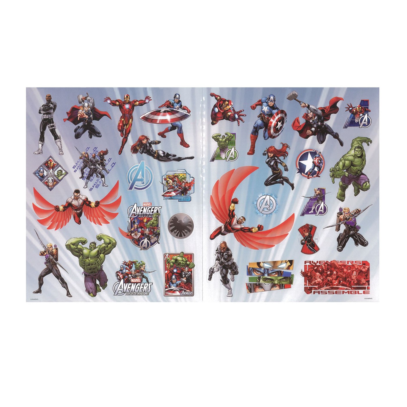 Avengers Foldover Sticker Pack