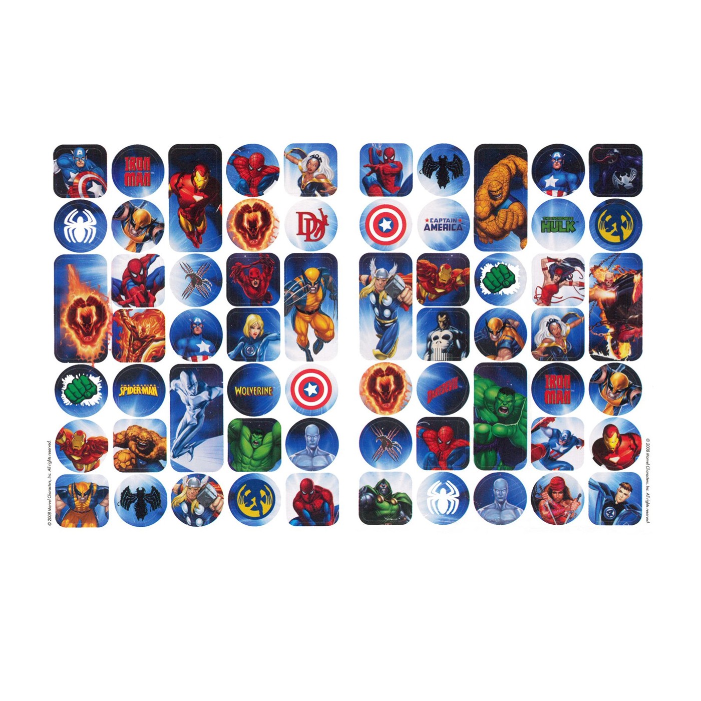 Marvel Foldover Sticker Pack
