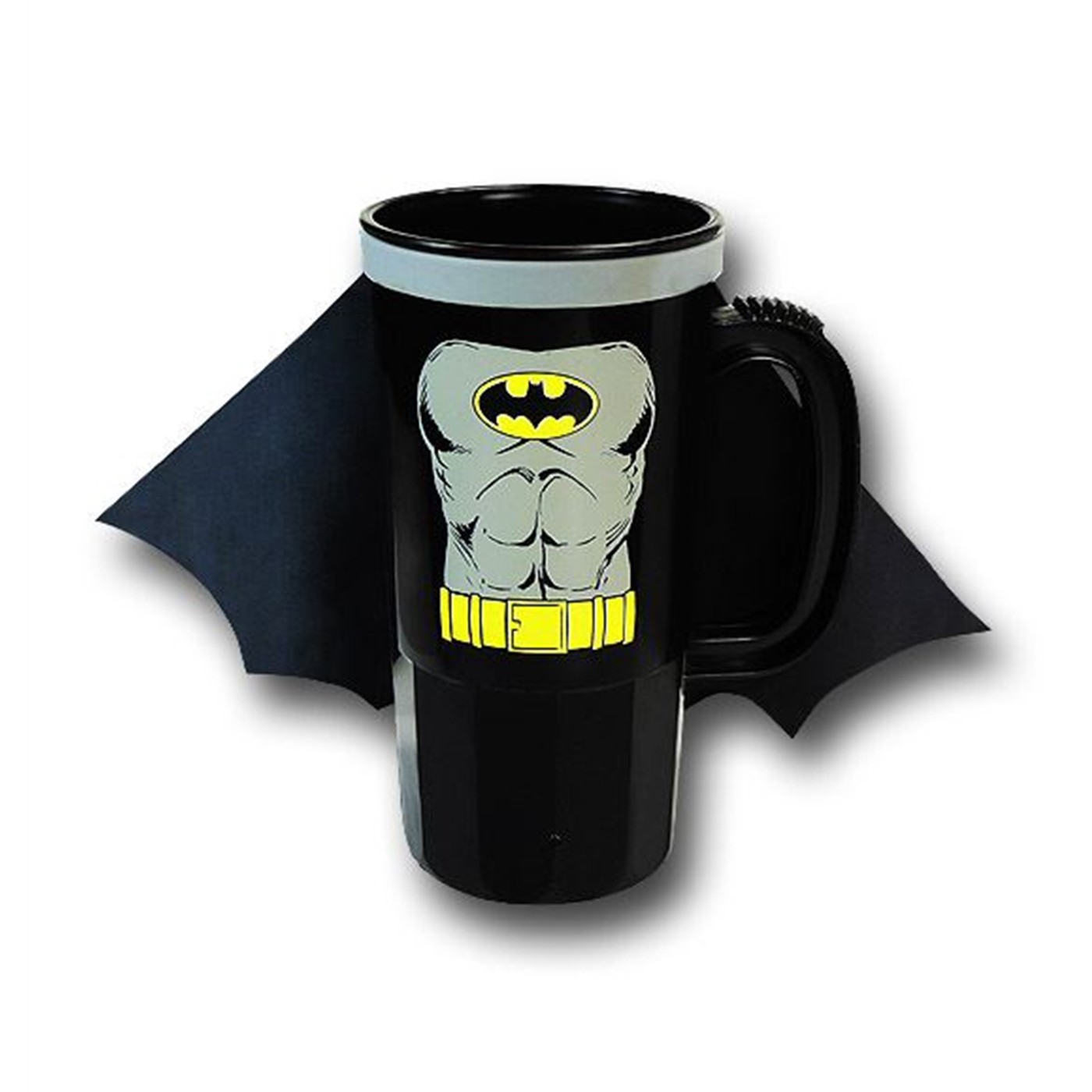 Batman Costume Caped Plastic Stein