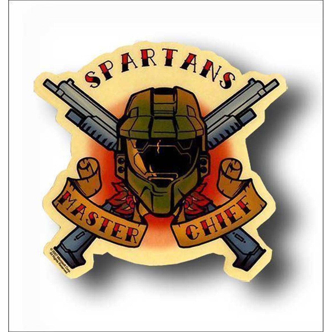 Halo 3 Spartans Master Chief Sticker