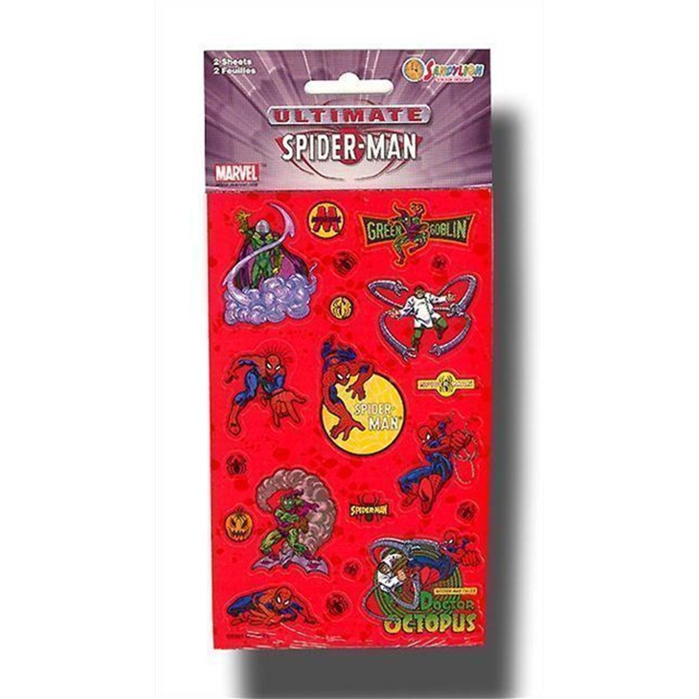 Spiderman Sticker Red Set