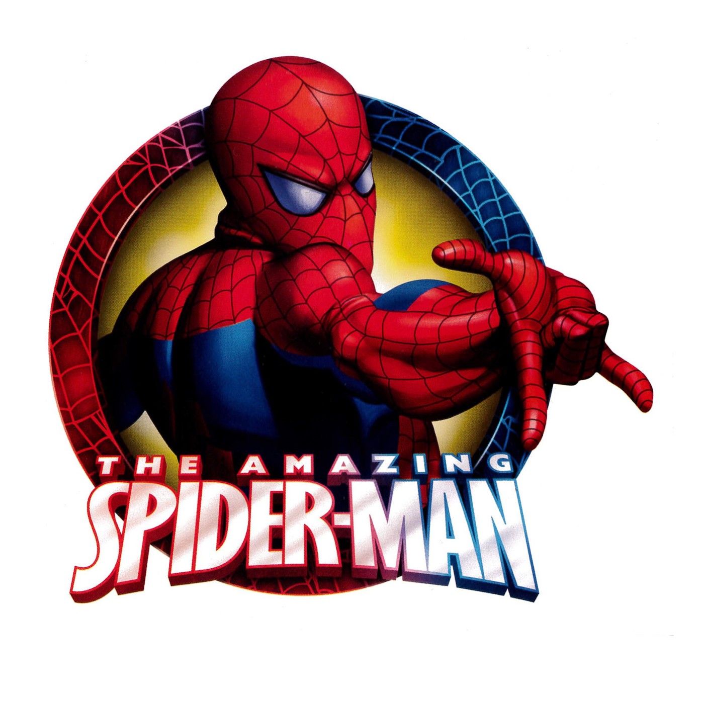 Spiderman Shooting Webs Sticker