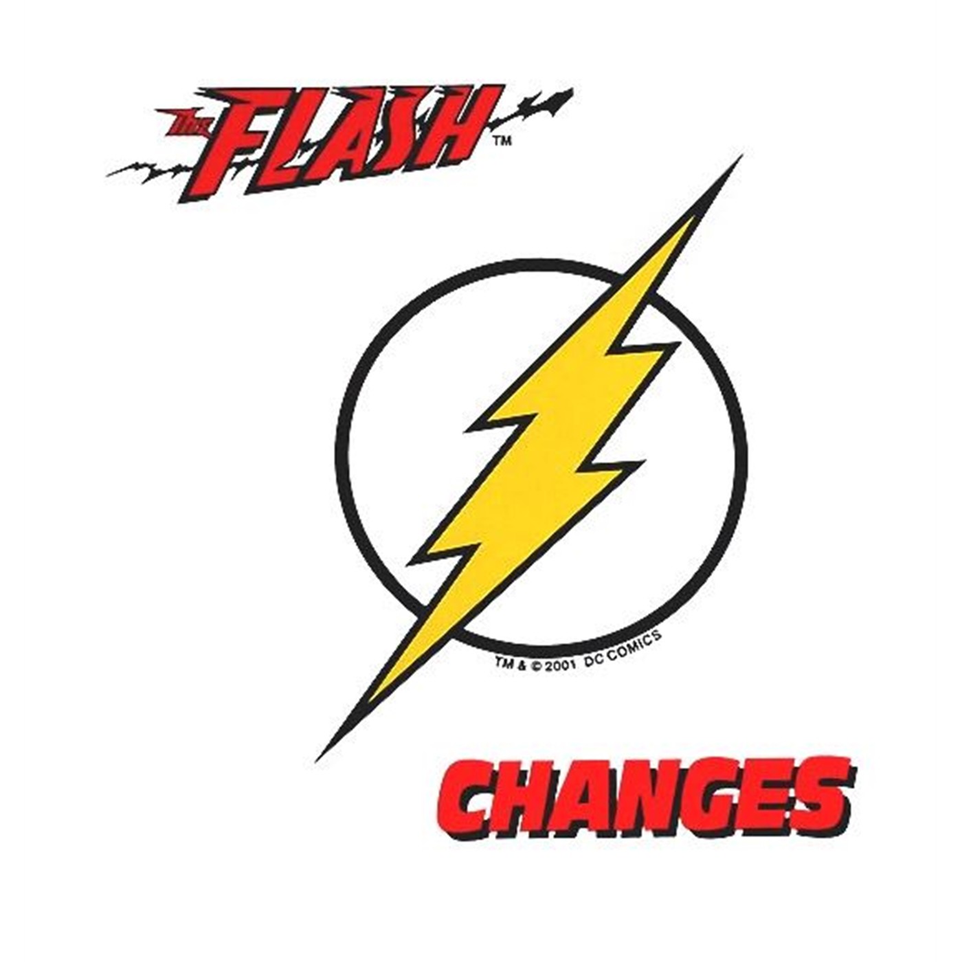 The Flash Symbol Sticker